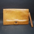 Genuine Tan Leather Vintage Wallet!!!