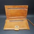 Genuine Tan Leather Vintage Wallet!!!
