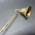 Solid Brass Bell Shaped Candle Snuffer!!!