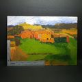 Original Oil on Canvas Landscape by Nico 2009