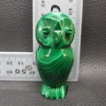 Malachite Owl Paperweight!!!
