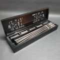 Mother of pearl Inlay Chinese Chopstick Set (10 Setting)
