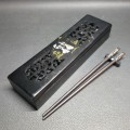 Mother of pearl Inlay Chinese Chopstick Set (10 Setting)