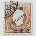 1895 Macao (TIMOR) 100 Reis Brown with Black Surch Overprint