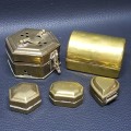 Brass Snuff and Pill Box Collection!!!