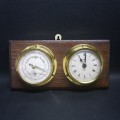 English Barometer and Clock Combo!!!