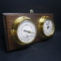 English Barometer and Clock Combo!!!