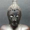 Stone Carved Sitting Buddha Figure