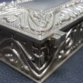Highly Decorative Silver-plated Jewelry Box