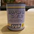 RARE!!! Vintage TREK Motor Oil Can (Still Sealed)