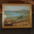Original G Massey South African Landscape Oil on Board (400mm x 350mm)