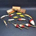 RARE!!! Vintage Fishing Lure and Floater Collection!!!