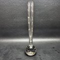 Detailed Cut Glass Vintage Ball Vase