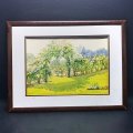 Original Framed Watercolor by M Almond 1912 (450mm x 400mm)