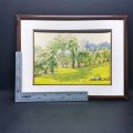 Original Framed Watercolor by M Almond 1912 (450mm x 400mm)