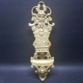 RARE!!! Antique Ornate Cast Brass Letter and Coin Holder!!!