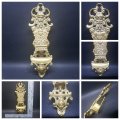 RARE!!! Antique Ornate Cast Brass Letter and Coin Holder!!!