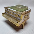 RARE!!! Highly Decorative Metal Piano Trinket Box!!!