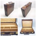 Artist Tool and Brush Wood Suitcase