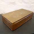 Original Peened Copper and Wood Card Box!!!