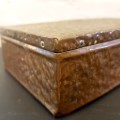 Original Peened Copper and Wood Card Box!!!