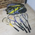 High Quality Squash Racket and Bag Combo (Bid for All)