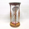 RARE!!! Large Wood Cased Hour Glass Timer!!! (Perfect Condition)