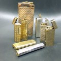 MASSIVE Upright Gold and Silver-plate Lighters and Lighter-case lighter Collection!!!