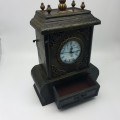 Large Vintage Styled Decorative Wood Mantel Clock!!!