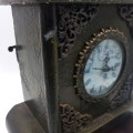 Large Vintage Styled Decorative Wood Mantel Clock!!!