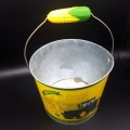 Original Lithographed Tin John Deere Ice Bucket!!!