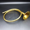 Original Brass Double Coil Hunting Horn!!!