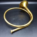 Original Brass Double Coil Hunting Horn!!!