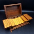 RARE!!! Vintage Wood Inlay Art Deco Hand Crafted Cigarette Box!!!!