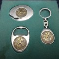 French Military "DGA Enseignement Militaire Supérieur" Bar and Key Ring Set!!!