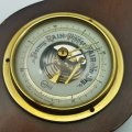 Vintage German Barometer Thermometer Combination Set in Wood!!!