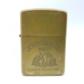 Original Vintage Solid Brass ZIPPO Lighter