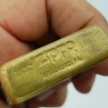 Original Vintage Solid Brass ZIPPO Lighter