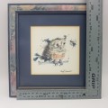 Framed Judy Rossow Illustration