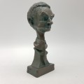 Applied Bronze Bust of Mr Bean (Rowan Atkinson)
