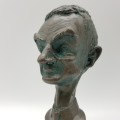 Applied Bronze Bust of Mr Bean (Rowan Atkinson)