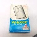 RARE!!! Vintage Boxed Peacock Pocket Warmer (Complete, Vintage New)