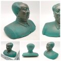 Applied Bronze Bust Of Chinese Communist Revolutionary Mao Zedong