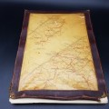 RARE!!! Original 1930's Vintage SHELL Road Map of the UNION Of South Africa - With Map Measure!!!