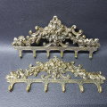 Two Highly Decorative Cast Brass Wall Hooks (Bid per Piece)