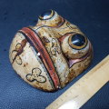 Original Hand Crafted Wood Oriental Frog Mask With Moving Mouth!!!