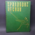 SUPER RARE!!! 1946 "Springbok Records" South African Legion of the British Empire Service League