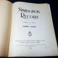 SUPER RARE!!! 1946 "Springbok Records" South African Legion of the British Empire Service League