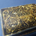 RARE!!! Pioneer Brand Golden Flake Cavendish Antique / vintage tobacco tin (c.1900-20)