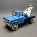 RARE!!! Vintage Japanese Tin Toy Tow Truck!!!